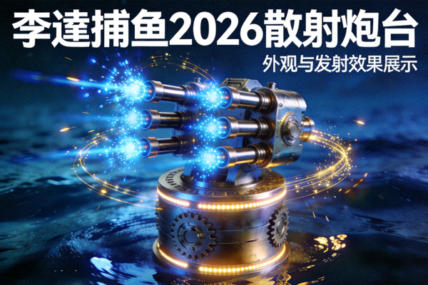李逵捕鱼2026散射炮台 - 外观与发射效果展示